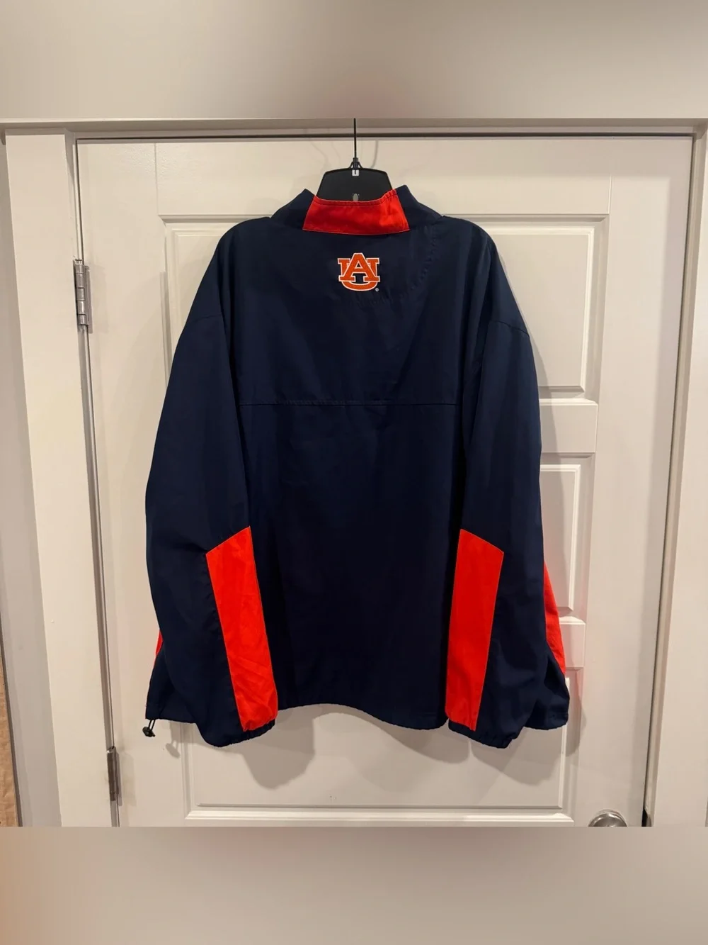 Knights Apparel Men’s Auburn Tigers Quarter Zip Jacket Pullover Size 2XL